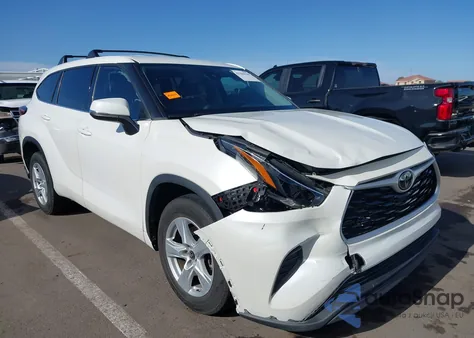 2021 Toyota Highlander L из США, поврежденный, VIN 5TDCZRAH7MS064535